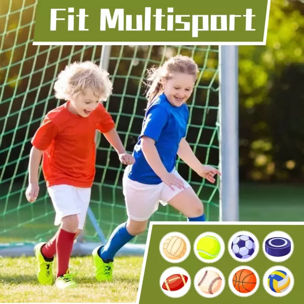 Zando 4 Pairs Kids Soccer Socks Baseball Softball Socks Youth Athletic Socks Boys Girls Knee High Socks 4-10 Years