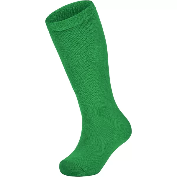 Zando 4 Pairs Kids Soccer Socks Baseball Softball Socks Youth Athletic Socks Boys Girls Knee High Socks 4-10 Years