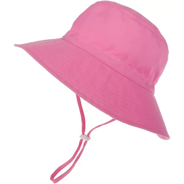 Zando Baby Girls Sun Hat Infant Summer Hat UPF 50+ Sun Protection Cap Wide Brim Bucket Hats for Baby Girls Boys