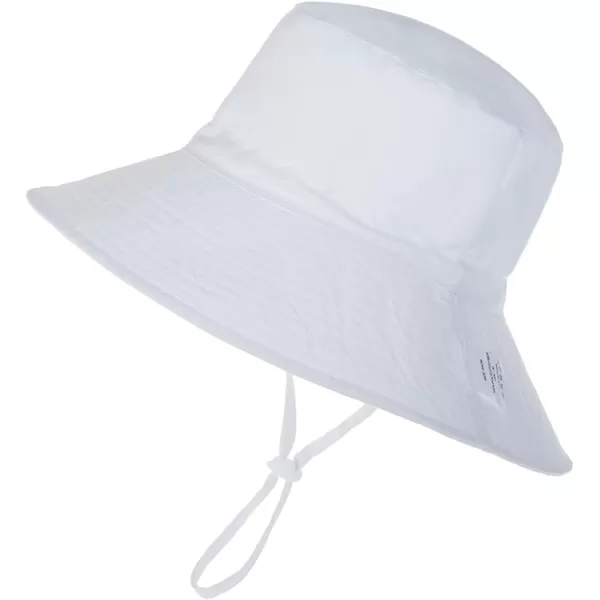 Zando Baby Girls Sun Hat Infant Summer Hat UPF 50+ Sun Protection Cap Wide Brim Bucket Hats for Baby Girls Boys