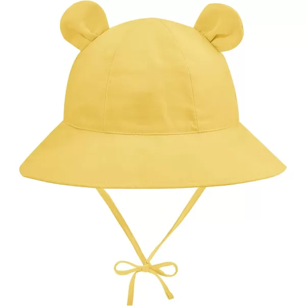 Zando Baby Sun Hat Newborn UPF 50+ Wide Brim Toddler Bucket Hat for Boys Girls Hats Adjustable Summer Beach Caps 0-4 Years