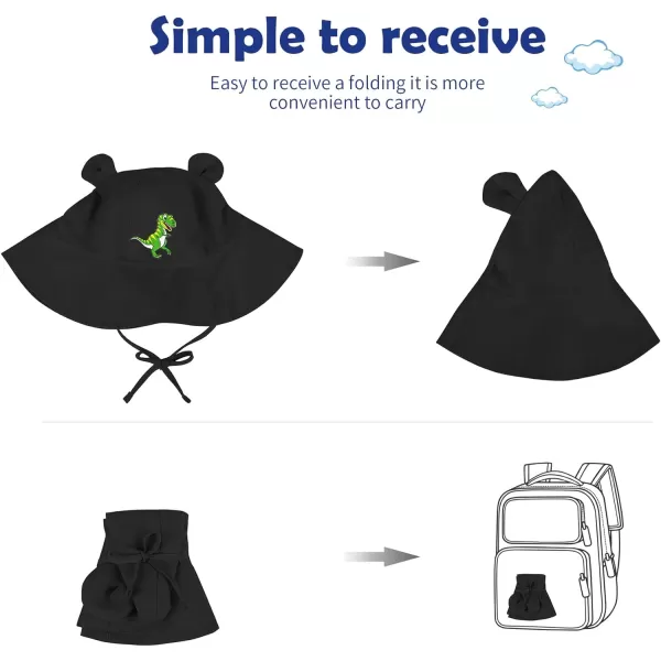 Zando Baby Toddler Sun Bucket Hats Wide Brim Beach Hats Infants Girls Cap Sun Protection Summer Kid Hat