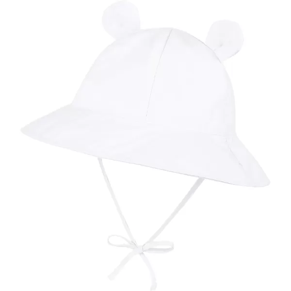 Zando Baby Toddler Sun Bucket Hats Wide Brim Beach Hats Infants Girls Cap Sun Protection Summer Kid Hat