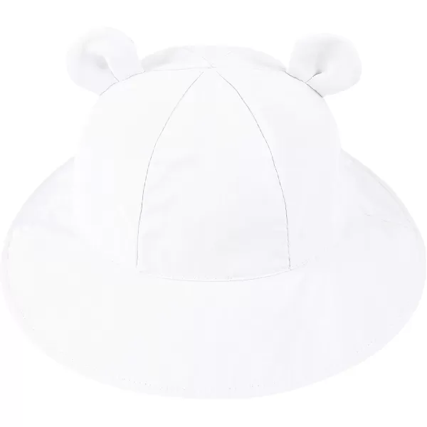 Zando Baby Toddler Sun Bucket Hats Wide Brim Beach Hats Infants Girls Cap Sun Protection Summer Kid Hat
