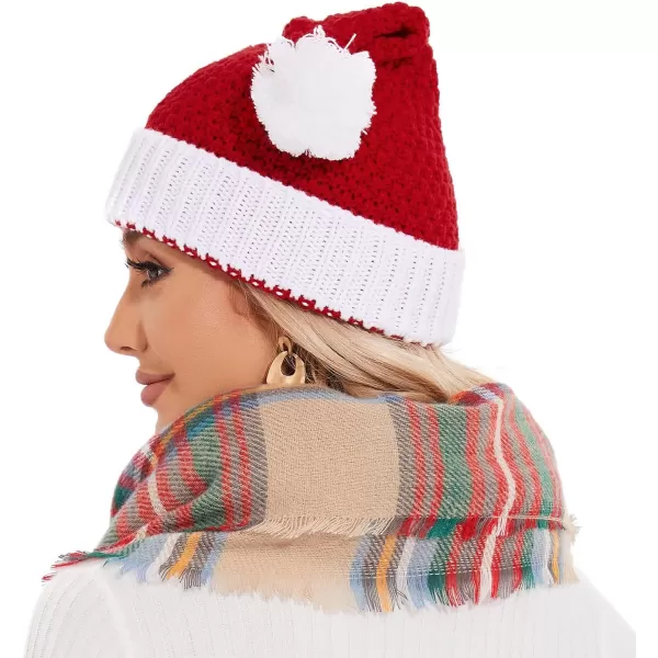 Zando Beanies Women Satin Lined Beanie for Women Warm Winter Hats for Women Thick Knit Beanies for Winter