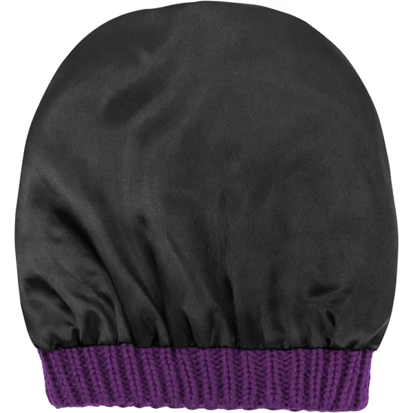Zando Beanies Women Satin Lined Beanie for Women Warm Winter Hats for Women Thick Knit Beanies for Winter