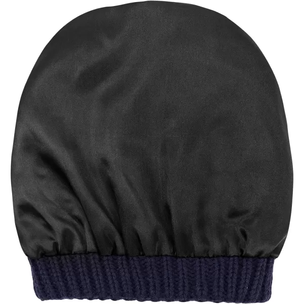Zando Beanies Women Satin Lined Beanie for Women Warm Winter Hats for Women Thick Knit Beanies for Winter
