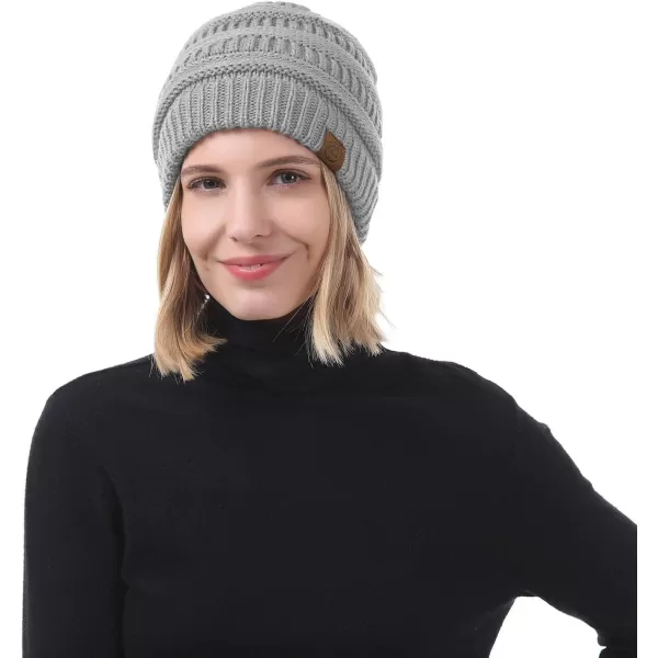 Zando Beanies Women Warm Winter Beanie for Women Thick Soft Hat Knit Hats for Women Slouchy Cap Winter Hat for Women
