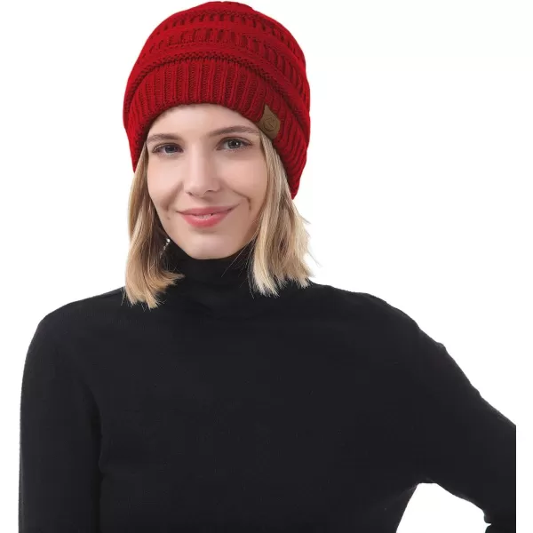 Zando Beanies Women Warm Winter Beanie for Women Thick Soft Hat Knit Hats for Women Slouchy Cap Winter Hat for Women