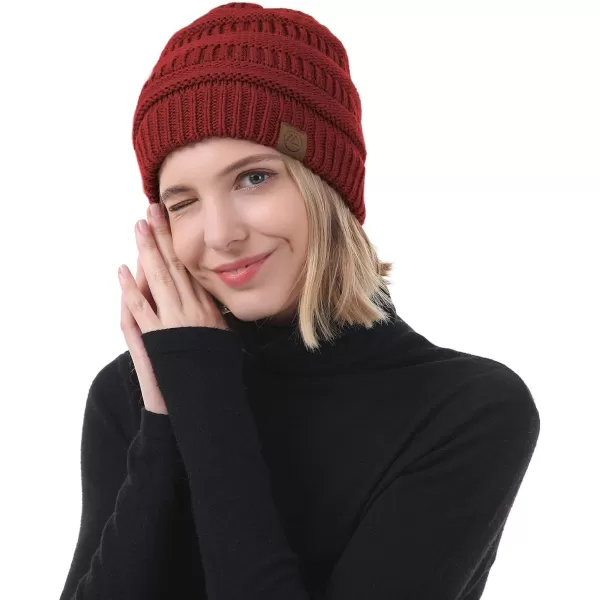 Zando Beanies Women Warm Winter Beanie for Women Thick Soft Hat Knit Hats for Women Slouchy Cap Winter Hat for Women