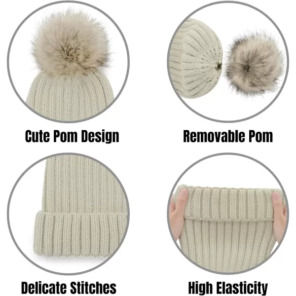 Zando Beanies Women Warm Winter Beanie for Women Thick Soft Hat Knit Hats for Women Slouchy Cap Winter Hat for Women