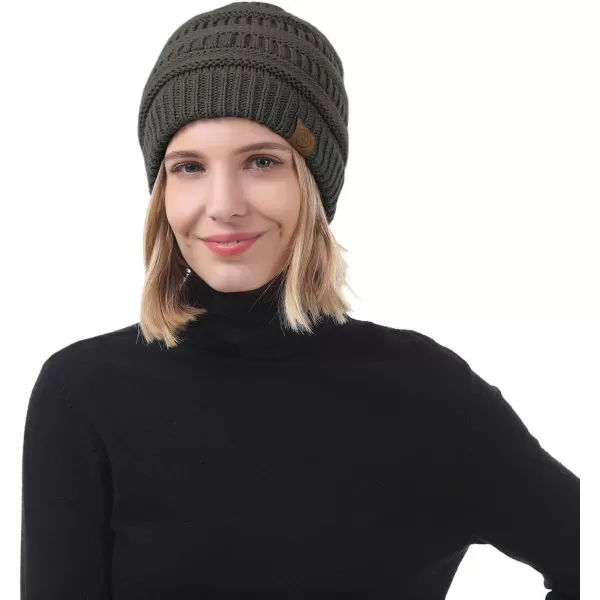 Zando Beanies Women Warm Winter Beanie for Women Thick Soft Hat Knit Hats for Women Slouchy Cap Winter Hat for Women