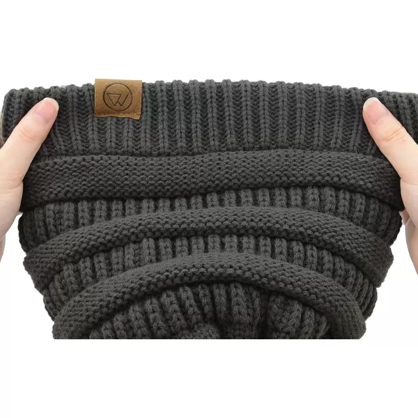 Zando Beanies Women Warm Winter Beanie for Women Thick Soft Hat Knit Hats for Women Slouchy Cap Winter Hat for Women