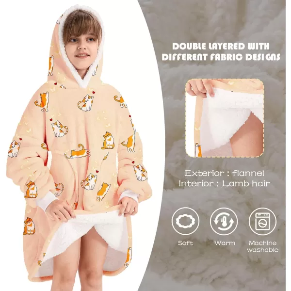 Zando Blanket Hoodie 2024 Wearable Blanket Kids and Adult Gift Comfy Blanket Hoodie Oversized Sweatshirt Sherpa Fleece