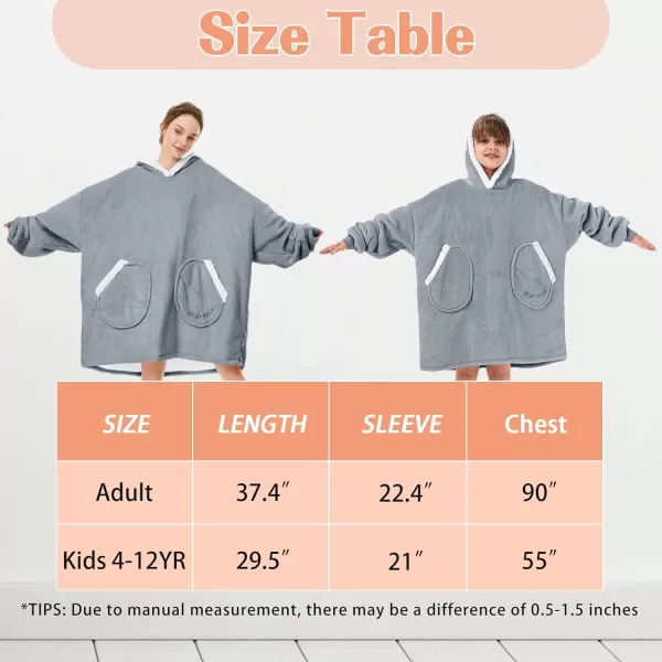 Zando Blanket Hoodie 2024 Wearable Blanket Kids and Adult Gift Comfy Blanket Hoodie Oversized Sweatshirt Sherpa Fleece