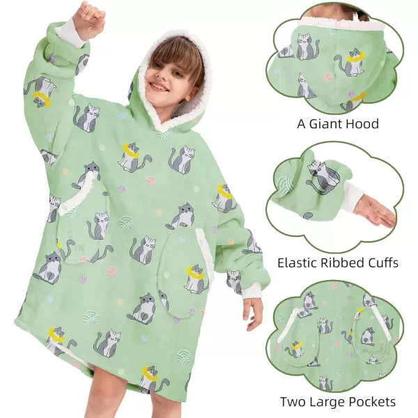 Zando Blanket Hoodie 2024 Wearable Blanket Kids and Adult Gift Comfy Blanket Hoodie Oversized Sweatshirt Sherpa Fleece
