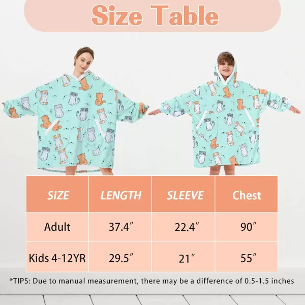 Zando Blanket Hoodie 2024 Wearable Blanket Kids and Adult Gift Comfy Blanket Hoodie Oversized Sweatshirt Sherpa Fleece