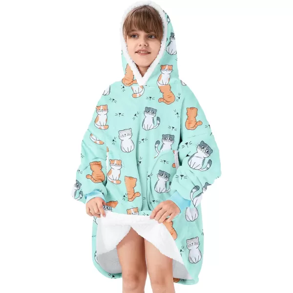 Zando Blanket Hoodie 2024 Wearable Blanket Kids and Adult Gift Comfy Blanket Hoodie Oversized Sweatshirt Sherpa Fleece