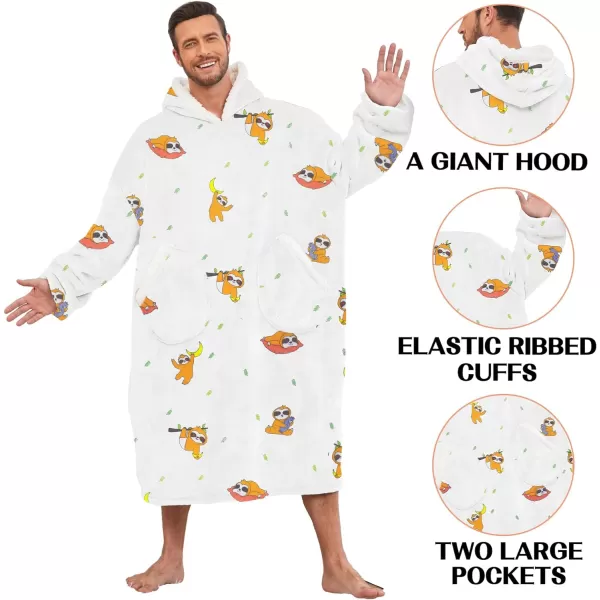 Zando Blanket Hoodie 2024 Wearable Blanket Kids and Adult Gift Comfy Blanket Hoodie Oversized Sweatshirt Sherpa Fleece