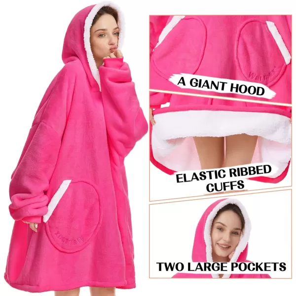 Zando Blanket Hoodie 2024 Wearable Blanket Kids and Adult Gift Comfy Blanket Hoodie Oversized Sweatshirt Sherpa Fleece