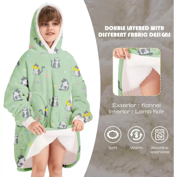 Zando Blanket Hoodie 2024 Wearable Blanket Kids and Adult Gift Comfy Blanket Hoodie Oversized Sweatshirt Sherpa Fleece
