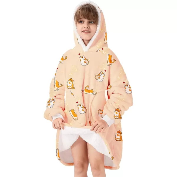 Zando Blanket Hoodie 2024 Wearable Blanket Kids and Adult Gift Comfy Blanket Hoodie Oversized Sweatshirt Sherpa Fleece