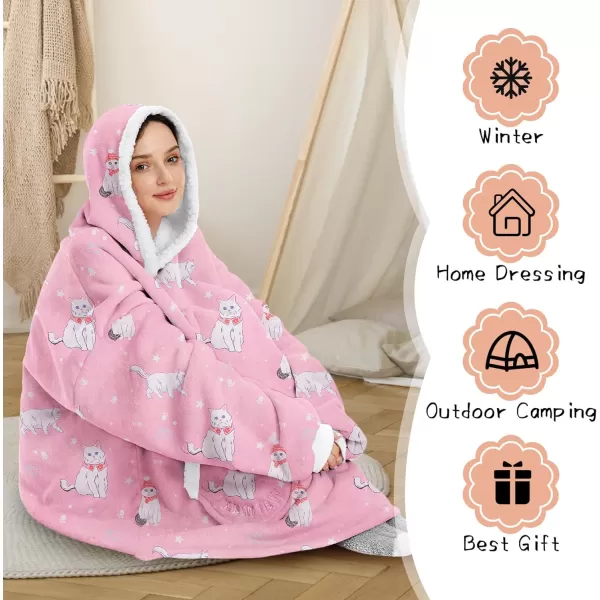 Zando Blanket Hoodie 2024 Wearable Blanket Kids and Adult Gift Comfy Blanket Hoodie Oversized Sweatshirt Sherpa Fleece