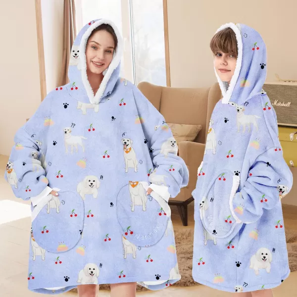 Zando Blanket Hoodie 2024 Wearable Blanket Kids and Adult Gift Comfy Blanket Hoodie Oversized Sweatshirt Sherpa Fleece