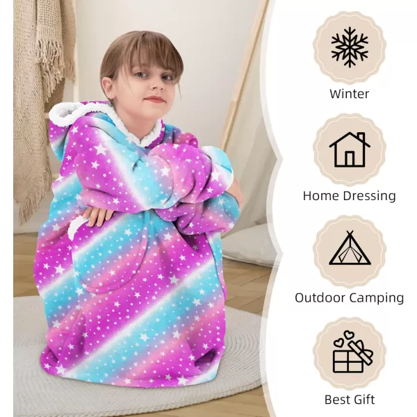 Zando Blanket Hoodie 2024 Wearable Blanket Kids and Adult Gift Comfy Blanket Hoodie Oversized Sweatshirt Sherpa Fleece