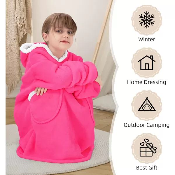 Zando Blanket Hoodie 2024 Wearable Blanket Kids and Adult Gift Comfy Blanket Hoodie Oversized Sweatshirt Sherpa Fleece