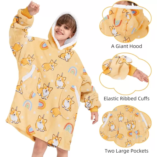 Zando Blanket Hoodie 2024 Wearable Blanket Kids and Adult Gift Comfy Blanket Hoodie Oversized Sweatshirt Sherpa Fleece