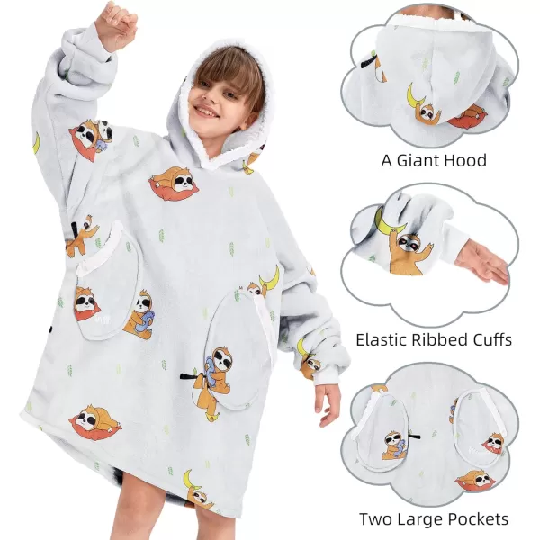 Zando Blanket Hoodie 2024 Wearable Blanket Kids and Adult Gift Comfy Blanket Hoodie Oversized Sweatshirt Sherpa Fleece
