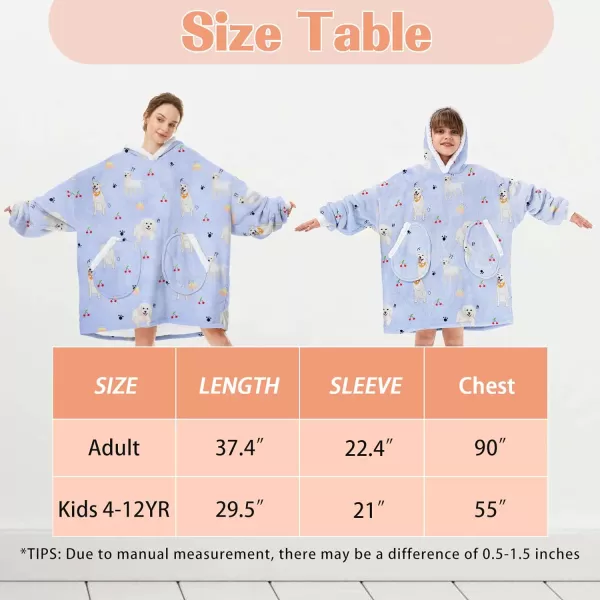 Zando Blanket Hoodie 2024 Wearable Blanket Kids and Adult Gift Comfy Blanket Hoodie Oversized Sweatshirt Sherpa Fleece