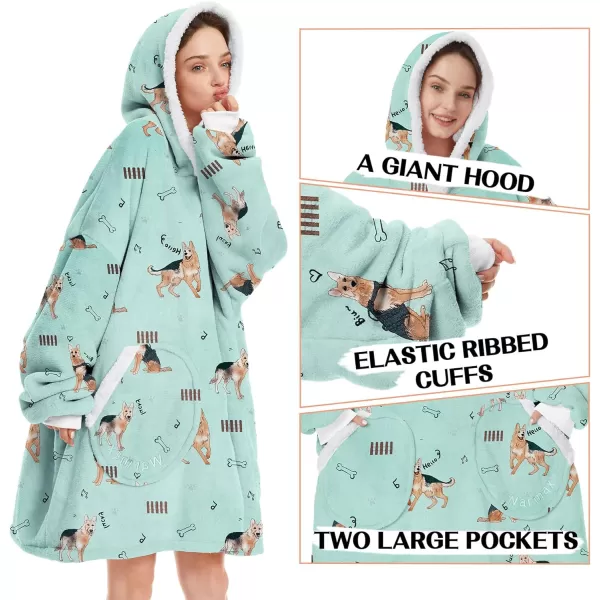 Zando Blanket Hoodie 2024 Wearable Blanket Kids and Adult Gift Comfy Blanket Hoodie Oversized Sweatshirt Sherpa Fleece
