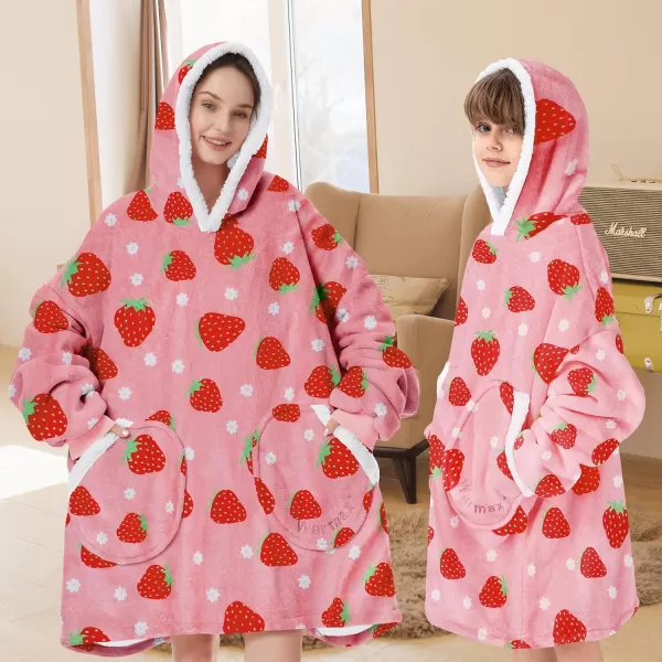 Zando Blanket Hoodie 2024 Wearable Blanket Kids and Adult Gift Comfy Blanket Hoodie Oversized Sweatshirt Sherpa Fleece