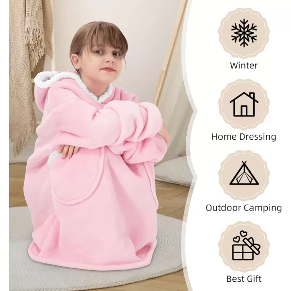 Zando Blanket Hoodie 2024 Wearable Blanket Kids and Adult Gift Comfy Blanket Hoodie Oversized Sweatshirt Sherpa Fleece
