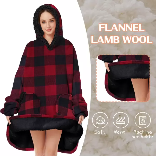 Zando Blanket Hoodie 2024 Wearable Blanket Kids and Adult Gift Comfy Blanket Hoodie Oversized Sweatshirt Sherpa Fleece