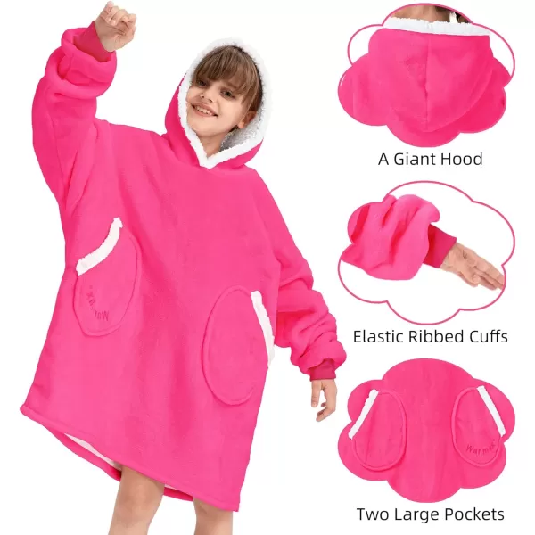 Zando Blanket Hoodie 2024 Wearable Blanket Kids and Adult Gift Comfy Blanket Hoodie Oversized Sweatshirt Sherpa Fleece