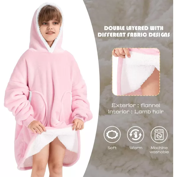 Zando Blanket Hoodie 2024 Wearable Blanket Kids and Adult Gift Comfy Blanket Hoodie Oversized Sweatshirt Sherpa Fleece