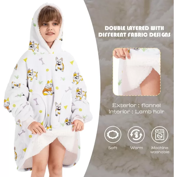 Zando Blanket Hoodie 2024 Wearable Blanket Kids and Adult Gift Comfy Blanket Hoodie Oversized Sweatshirt Sherpa Fleece