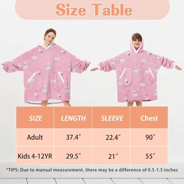 Zando Blanket Hoodie 2024 Wearable Blanket Kids and Adult Gift Comfy Blanket Hoodie Oversized Sweatshirt Sherpa Fleece