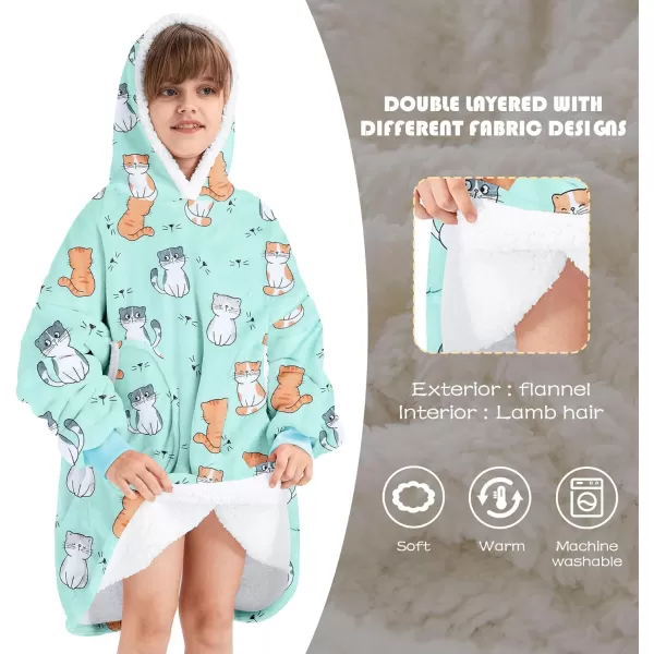 Zando Blanket Hoodie 2024 Wearable Blanket Kids and Adult Gift Comfy Blanket Hoodie Oversized Sweatshirt Sherpa Fleece