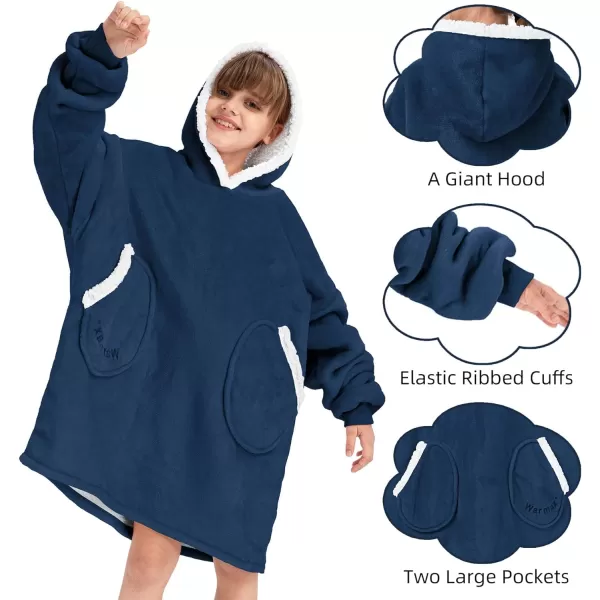 Zando Blanket Hoodie 2024 Wearable Blanket Kids and Adult Gift Comfy Blanket Hoodie Oversized Sweatshirt Sherpa Fleece