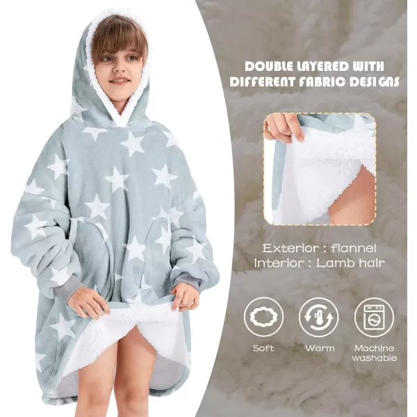 Zando Blanket Hoodie 2024 Wearable Blanket Kids and Adult Gift Comfy Blanket Hoodie Oversized Sweatshirt Sherpa Fleece