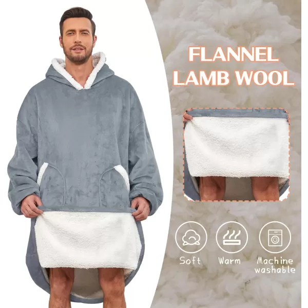 Zando Blanket Hoodie 2024 Wearable Blanket Kids and Adult Gift Comfy Blanket Hoodie Oversized Sweatshirt Sherpa Fleece
