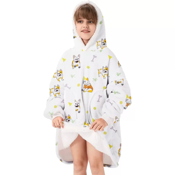 Zando Blanket Hoodie 2024 Wearable Blanket Kids and Adult Gift Comfy Blanket Hoodie Oversized Sweatshirt Sherpa Fleece