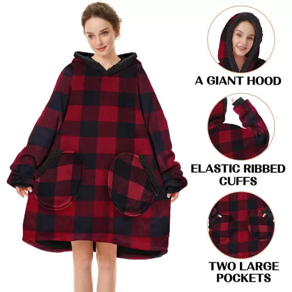 Zando Blanket Hoodie 2024 Wearable Blanket Kids and Adult Gift Comfy Blanket Hoodie Oversized Sweatshirt Sherpa Fleece