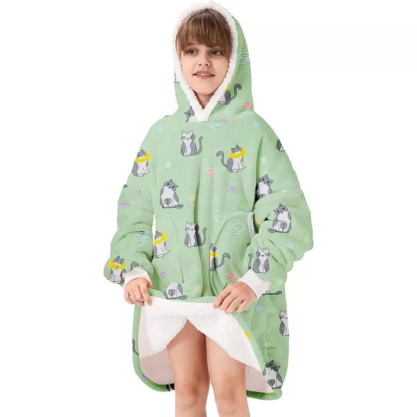 Zando Blanket Hoodie 2024 Wearable Blanket Kids and Adult Gift Comfy Blanket Hoodie Oversized Sweatshirt Sherpa Fleece