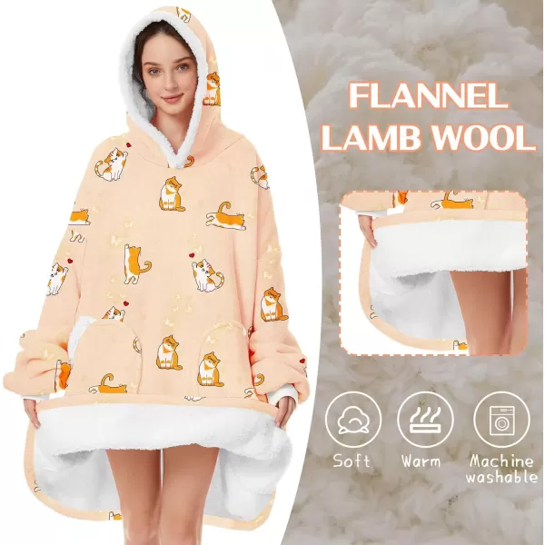 Zando Blanket Hoodie 2024 Wearable Blanket Kids and Adult Gift Comfy Blanket Hoodie Oversized Sweatshirt Sherpa Fleece