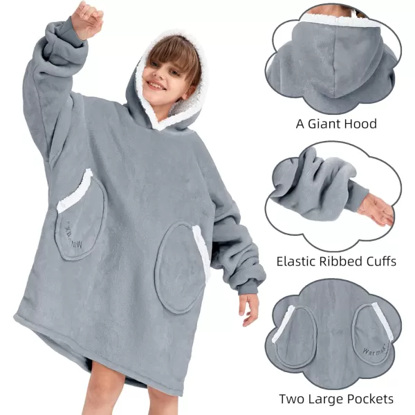 Zando Blanket Hoodie 2024 Wearable Blanket Kids and Adult Gift Comfy Blanket Hoodie Oversized Sweatshirt Sherpa Fleece